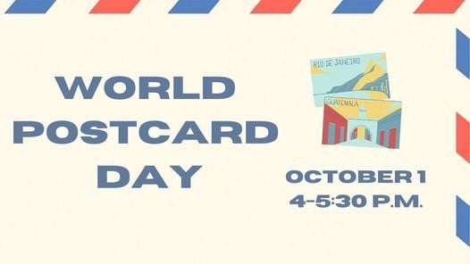 World Postcard Day event banner